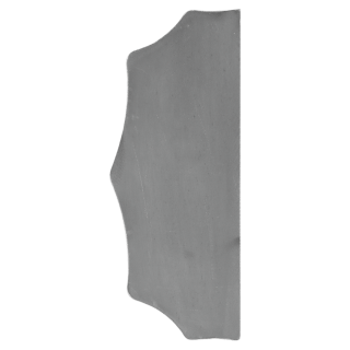 Štít 230 x 93 x 3 mm bez otvorov, hladký, obojstranný