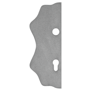 Štít 250 x 95 x 3 mm s otvormi, rozteč 90 mm, hladký