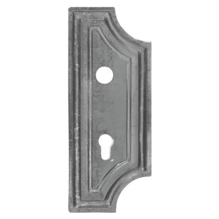 DOPREDAJ štít 280 x 112 x 3 mm, rozteč 90 mm, zdobený, pravý