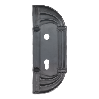 Štít 314 x 120 x 2 mm, rozteč 90 mm, zdobený, pravý