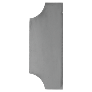 Štít bez otvorov 275 x 107 x 3 mm
