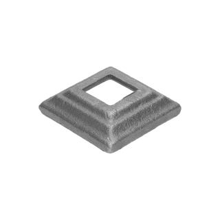 Krytka, 80 x 80 x 23 mm, diera 31 x 31 mm, odliatok