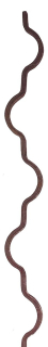Mrežová výplň hladká s drážkou, 2000 x 65 mm