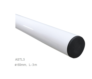 900AST3F Al rameno biele ø 60 x 3000 mm, pre závoru ALT324KF