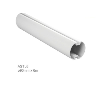 900ASTL6 Al rameno biele, ø 90 x 6000 mm pre závoru ALT624