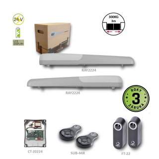 900KRAY2324KS RAYKIT pre dvojkrídlovú bránu do 3 m/krídlo