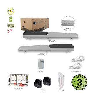 900KRAY4024ER pre dvojkrídlovú bránu do 4 m/krídlo