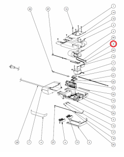 470MOTO018A00 motor 24 V, prevodovka a enkóder pre HA7/10