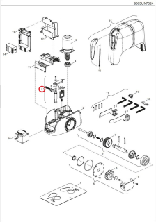999LOCK000A00 odblokovací mechanizmus- komplet