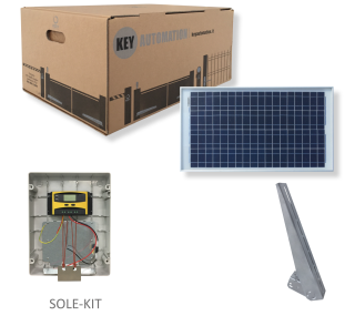 SOLE+PF30W solárny kit bez batérie, pre 24 V pohony KEY