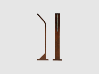 Vonkajšie LED osvetlenie STIK S UP, CORTEN, H = 404 mm