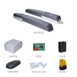 AXL ECO ATOMO pohon pre dvojkrídlovú bránu do 2,2 m/krídlo
