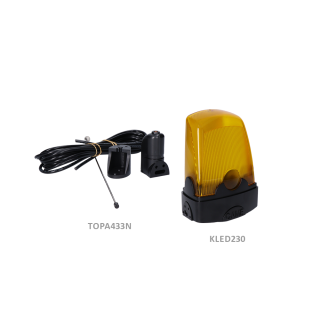 LED lampa KLED, 230 V + TOPA433N s 5 m káblom