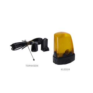 LED lampa KLED, 24 V + TOPA433N s 5 m káblom
