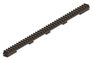 Hrebeň nylonový vystužený sklolaminátom, L = 500 mm