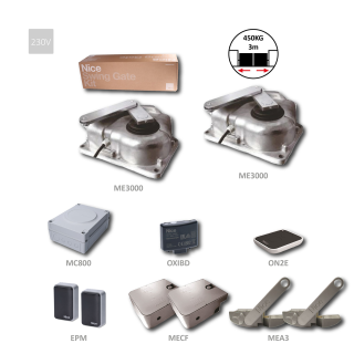 M-FAB METRO sada pre dvojkrídlovú bránu do 3 m/krídlo