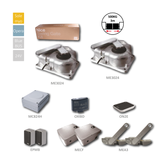 M-FAB METRO sada pre dvojkrídlovú bránu do 3 m/krídlo