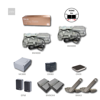 L-FAB METRO sada pre dvojkrídlovú bránu do 4 m/krídlo