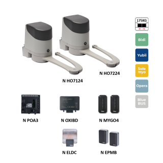 HOPPBDKCE sada pre dvojkrídlovú bránu do 2,4 m/krídlo