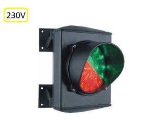 ASF semafor jednokomorový, LED, hliník, 230 V