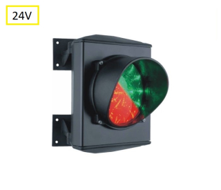 ASF semafor jednokomorový, LED, hliník, 24 V