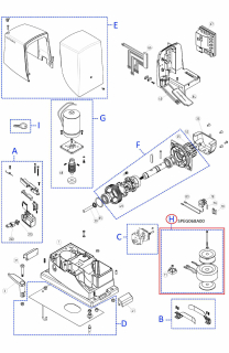 SPEG068A00 kit TRA-DR01.1035 transformátor 22/230 V/11 A