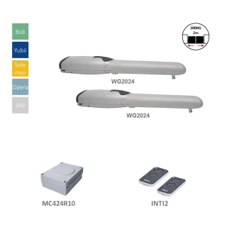 WG2024KCE sada pre dvojkrídlovú bránu do 2 m/krídlo