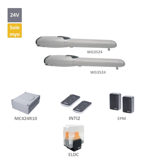 WINGO sada pre dvojkrídlovú bránu do 3,5 m/krídlo
