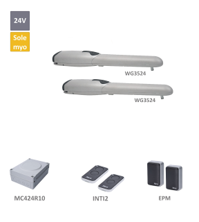 WINGO sada pre dvojkrídlovú bránu do 3,5 m/krídlo