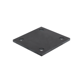Platňa 99 x 99 x 6 mm s otvormi ø 11 mm, bez úpravy