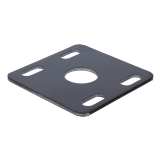 Platňa 119 x 119 x 5 mm, bez úpravy s dierou ø 36 mm