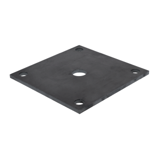 Platňa 150 x 150 x 7 mm s otvormi ø 13 mm, bez úpravy