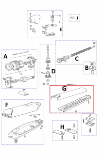 PRMB07FL kit krytu BMGWALAR02.45673 a BMGWALBR04.45673