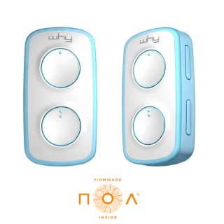 Vysielač Evo2 NOA MINI 4-kanál, 433/868 MHz, modrý