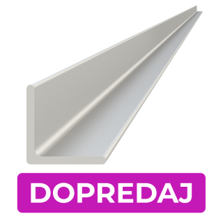 DOPREDAJ! Tyč tvaru L 30 x 30 x 3 x 5000 mm, nerez AISI 304