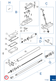 SPAMG226A00 kit piestu pre pohon TTN6024